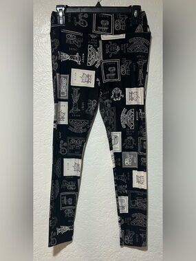 LuLaRoe Toy Story Print Black Leggings